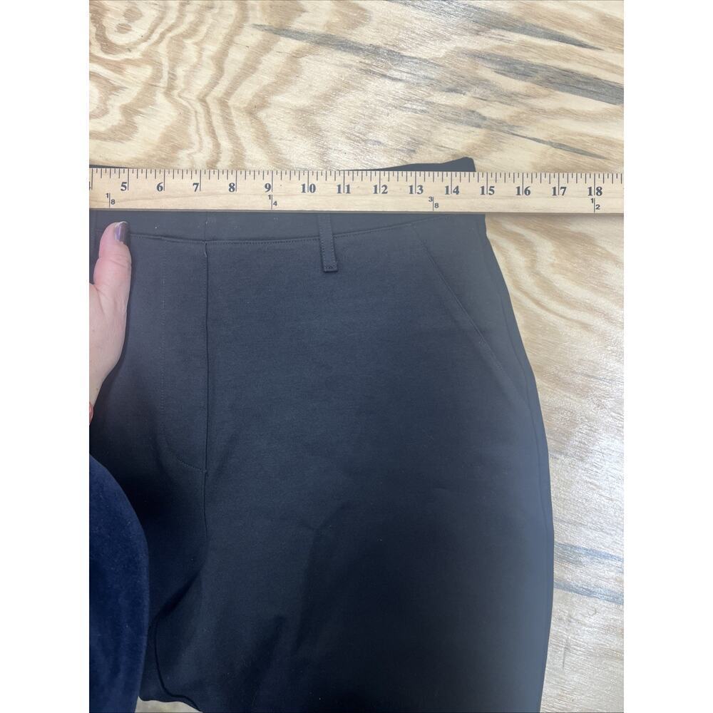 Quince Ultra Stretch Ponte Straight Leg Pants Black Size M X 27 Pull-on - Picture 8 of 11